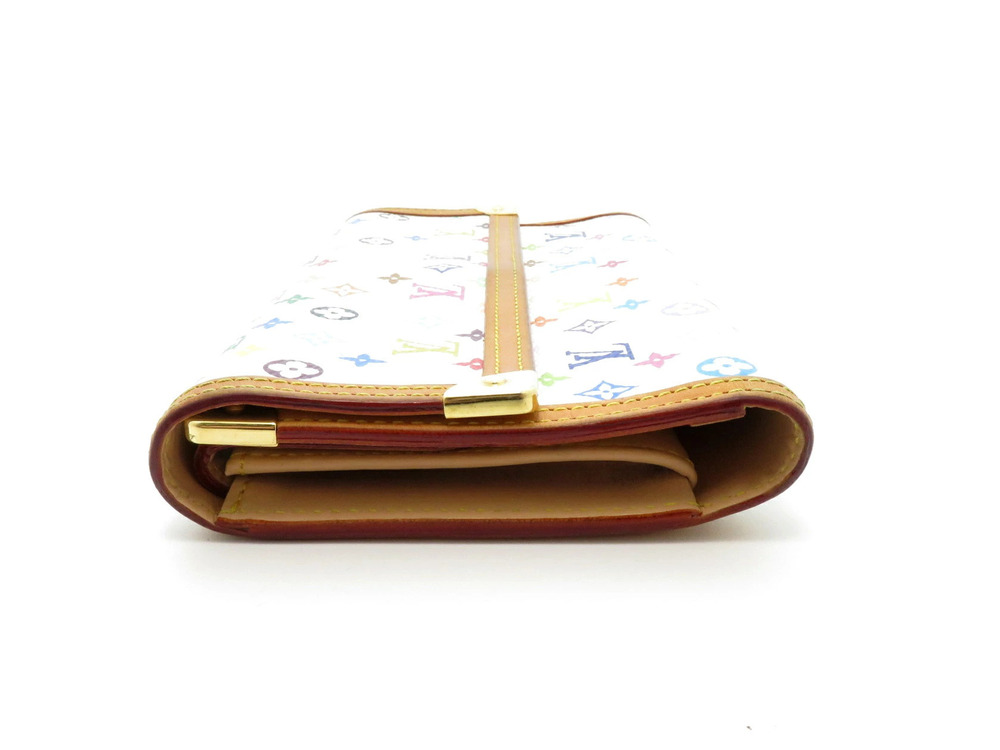 Louis Vuitton White Blanc Internationale Multicolor Portefeuille White - Picture 4 of 8
